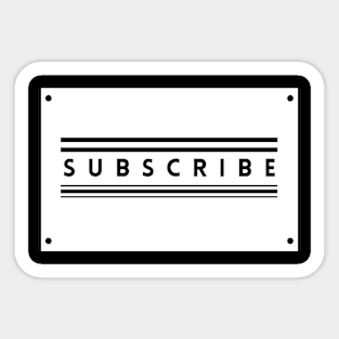 Subscribe For Fun Sticker